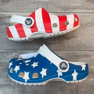 CROCS Shoes Crocs Classic American Flag Clog Poshmark